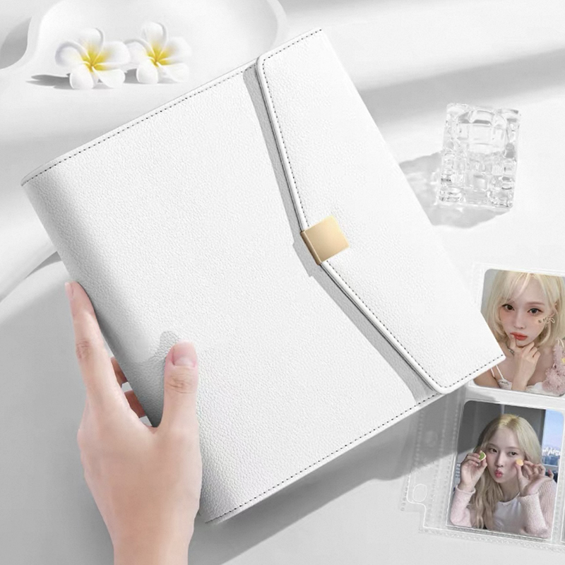 Kpop Photo Card Binder 3 Inch - Легкий роскошный платиновый блокнот формата А5