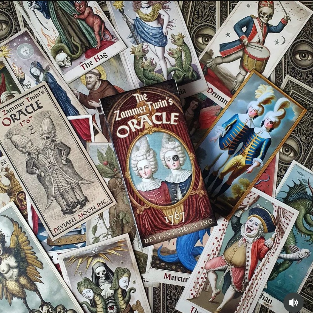 Tarot Deck With Guidebook - 6*12 см Карты Zammer Twins 1st