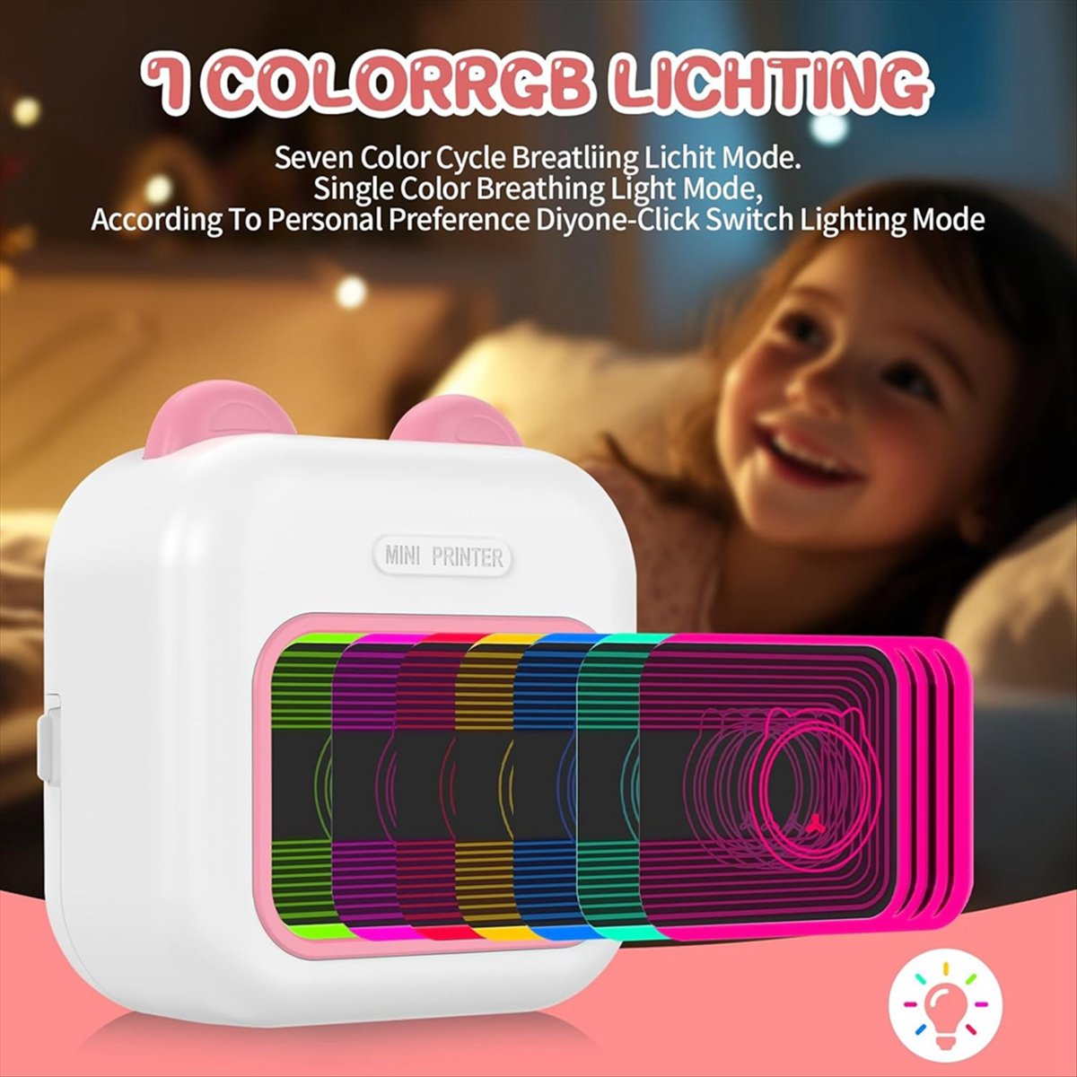 Мини-принтер для наклеек RGB L – обзор и цена Mini Pocket Thermal Printer Paper Roll
