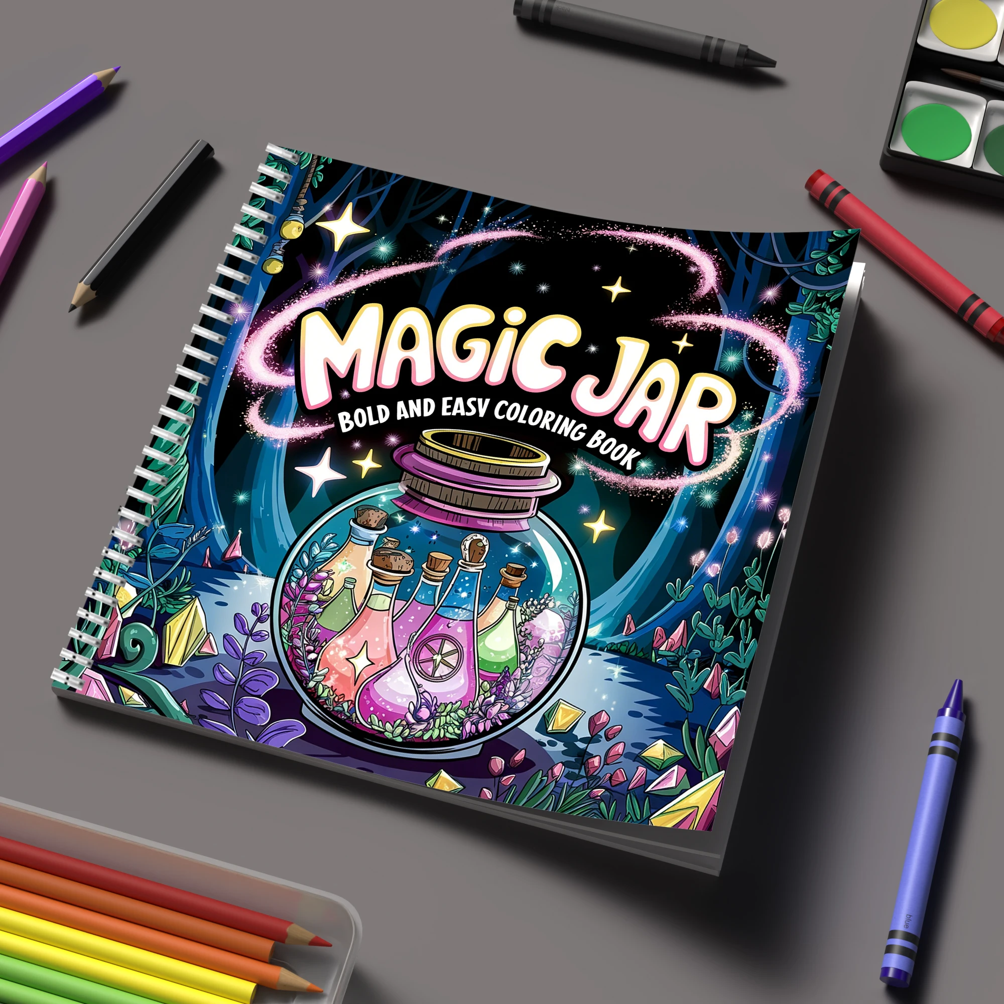 Волшебная книжка-раскраска для – обзор и цена Adult Coloring Book Stress Relief