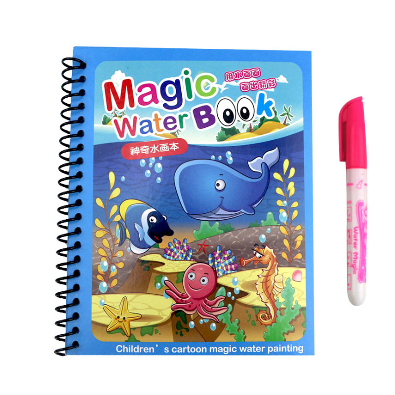 Лидер продаж, многоразовая вол – обзор и цена Reusable Water Magic Coloring Book