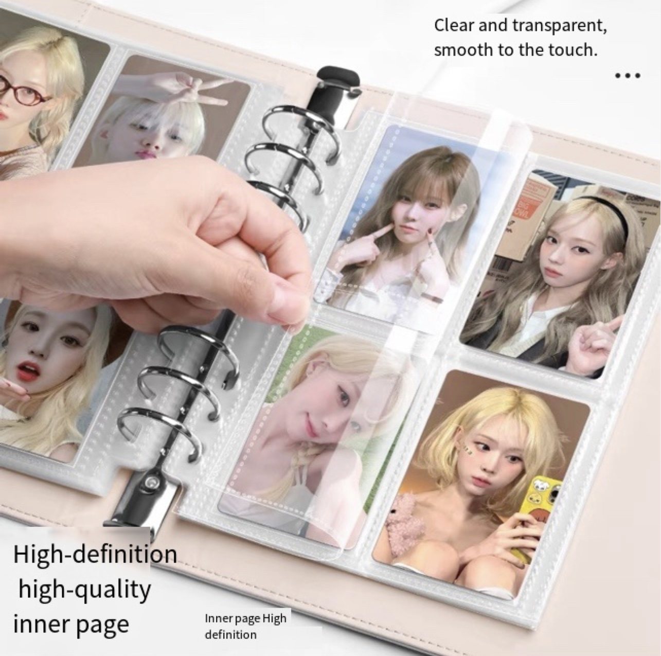Легкий роскошный платиновый бл – обзор и цена Kpop Photo Card Binder 3 Inch