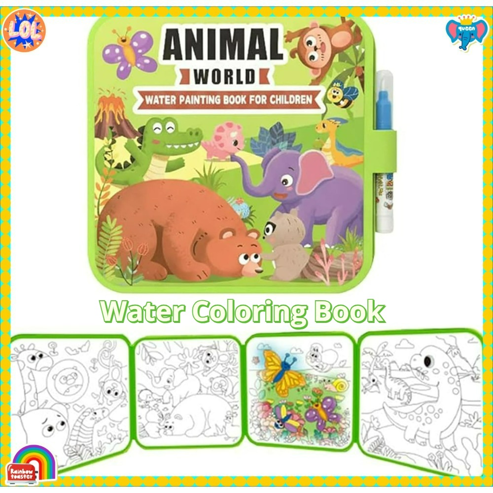 Набор книг для рисования волше – обзор и цена Reusable Water Magic Coloring Book