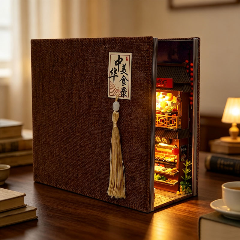 Набор для создания миниатюрног – обзор и цена Diy Wooden Book Nook Kit Shelf Insert