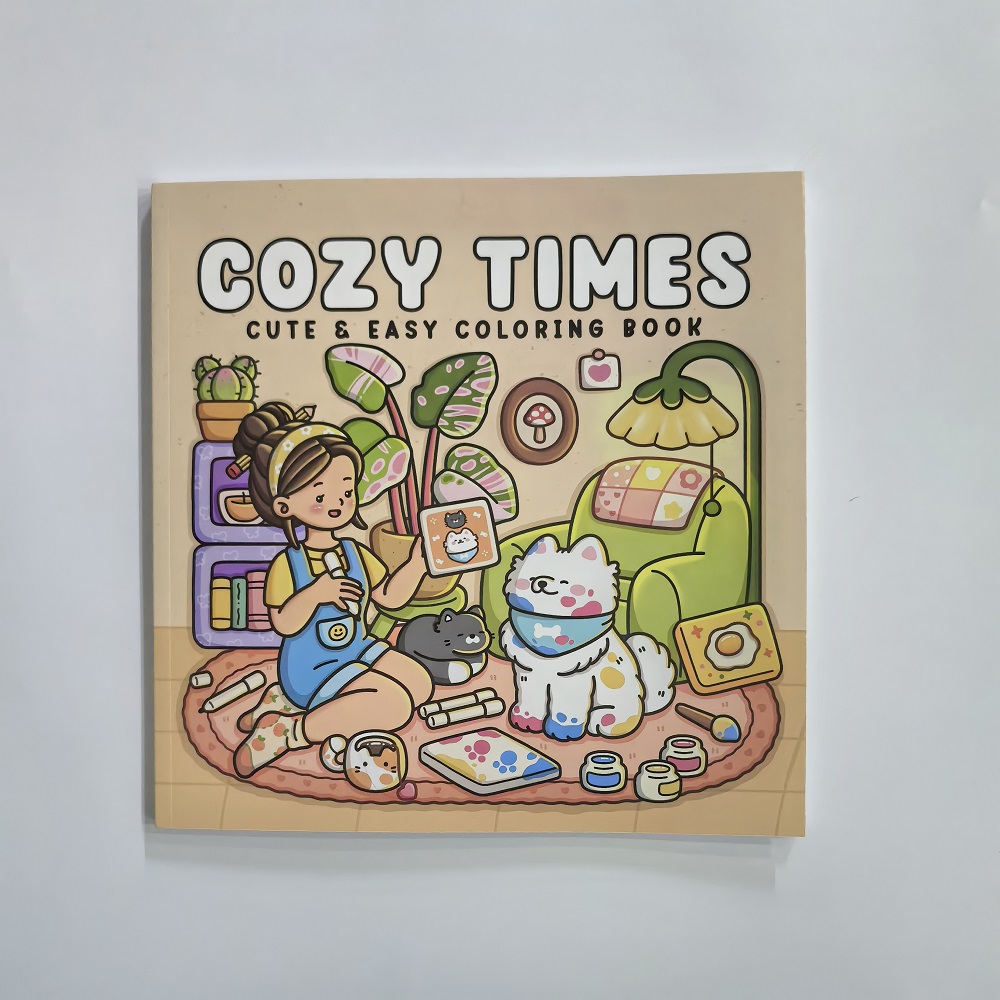 Уютная милая и легкая книжка-р – обзор и цена Adult Coloring Book Stress Relief