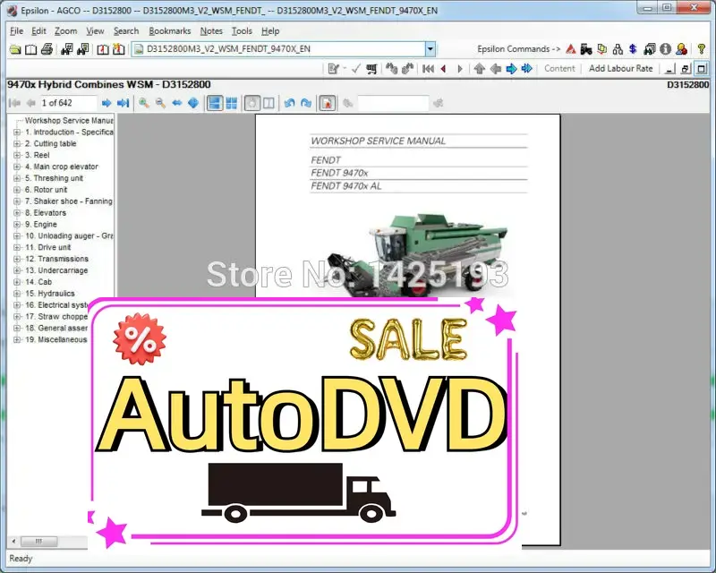 Запасные части AutoDVD FENDT К – обзор и цена Books