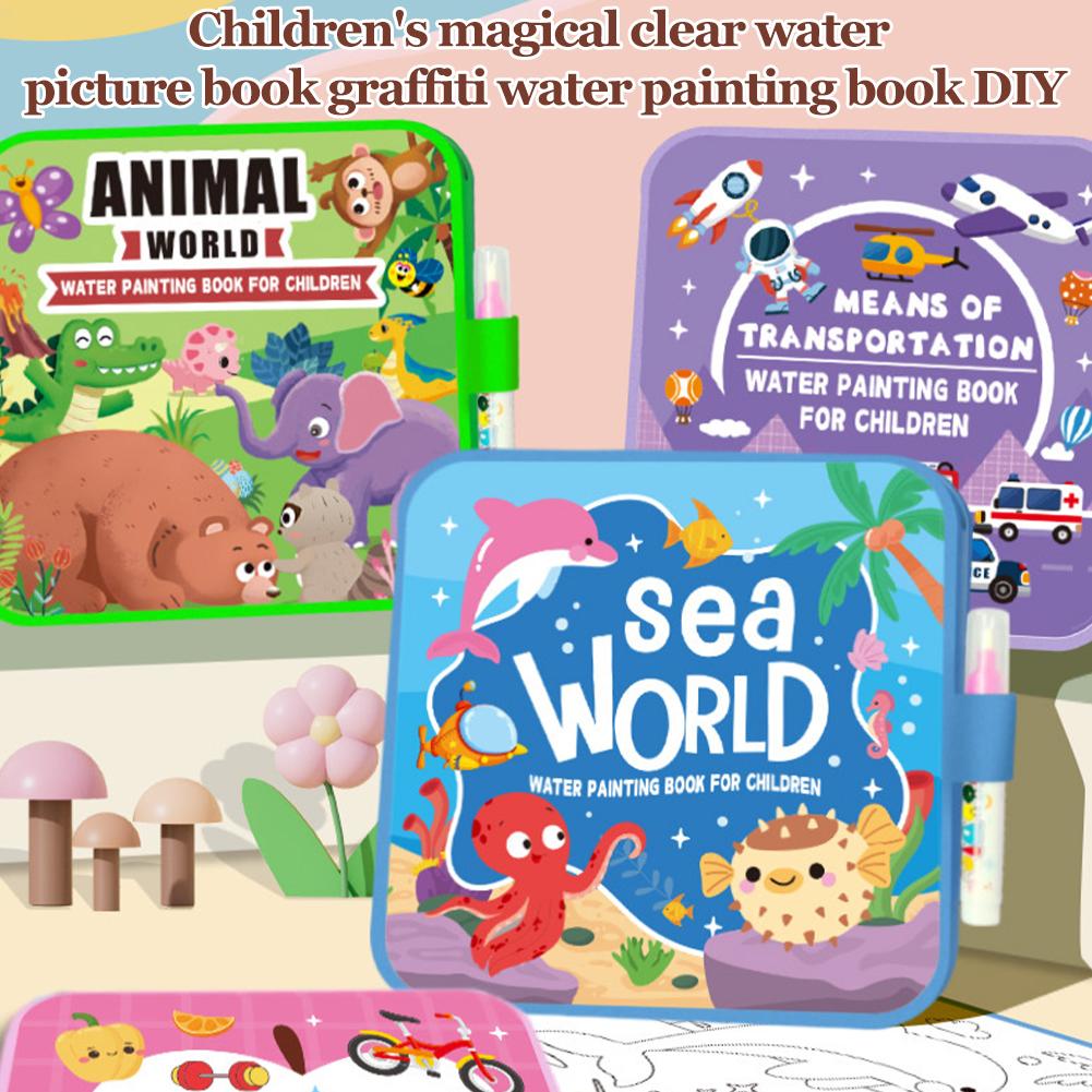 Складная книга для рисования в – обзор и цена Reusable Water Magic Coloring Book