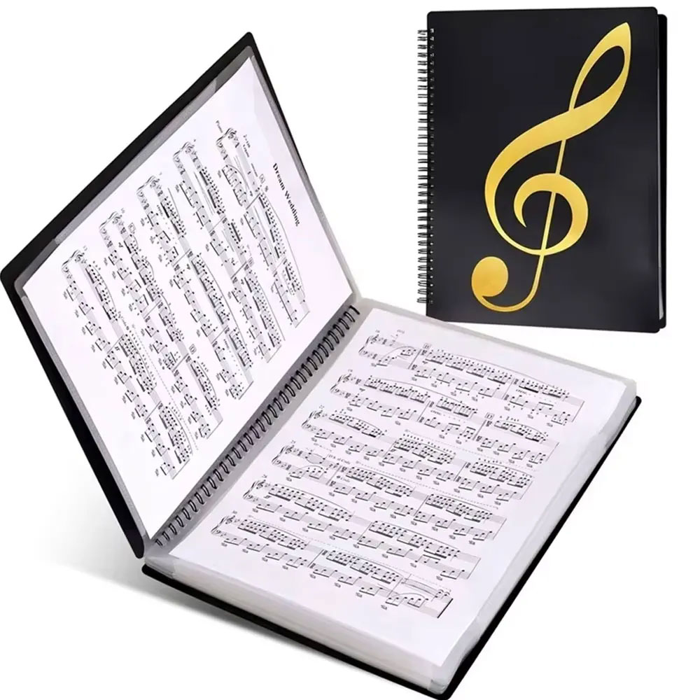 Гибкая 40-страничная папка для – обзор и цена Blank Sheet Music Notebook